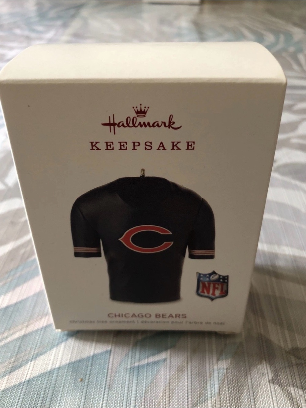 Hallmark 2018 Chicago Bears Jersey Ornament - NEW